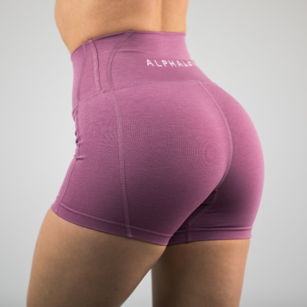 Alphalete Revival Shorts Mauve small NWT